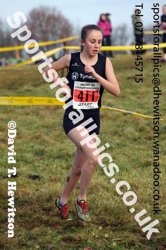 Girls under-15s North Eastern Cross Country, Aykley Heads, Durham. Photo: David T. Hewitson/Sports for All Pics